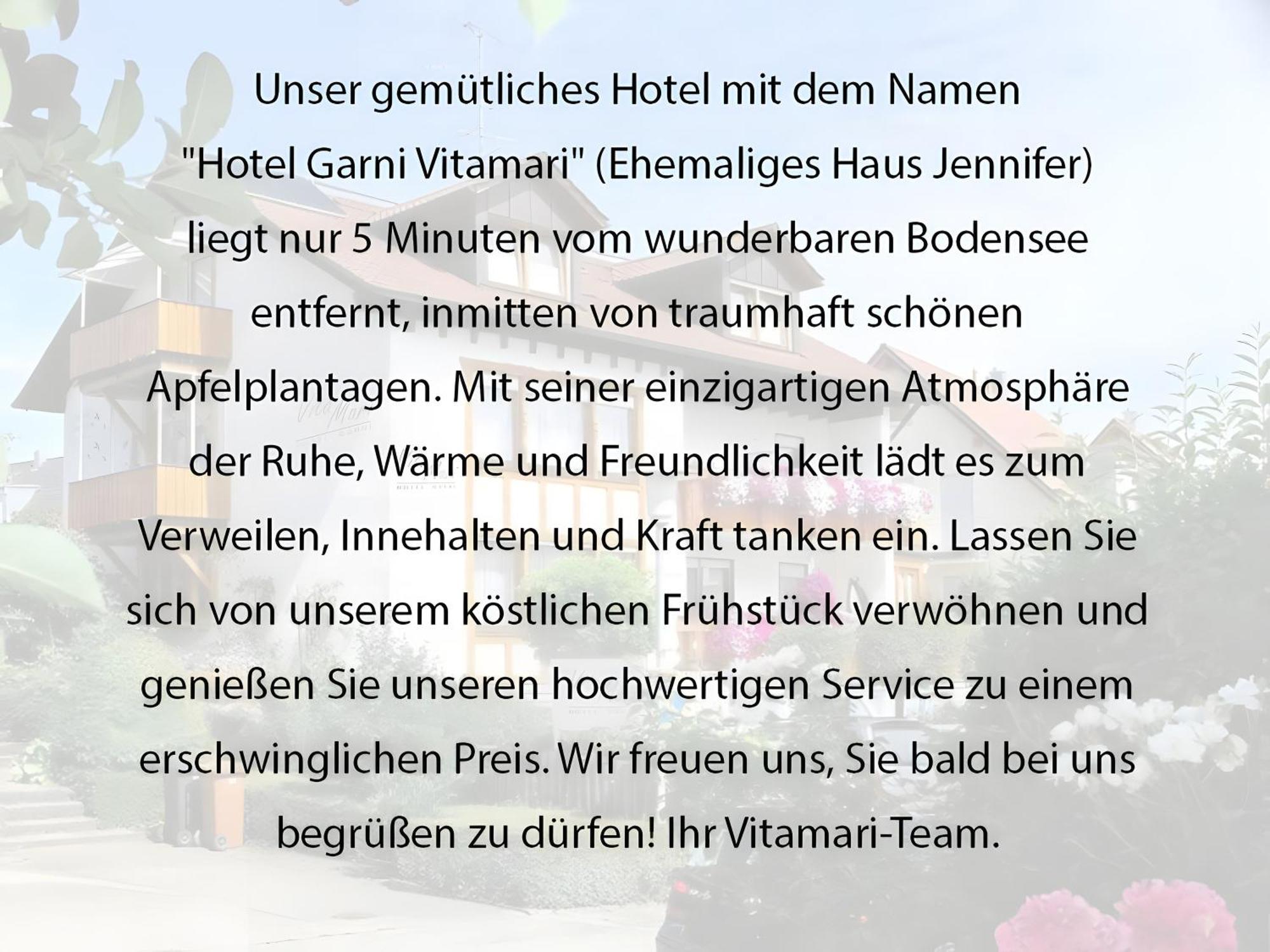 Hotel Garni Vitamari Wasserburg Zewnętrze zdjęcie